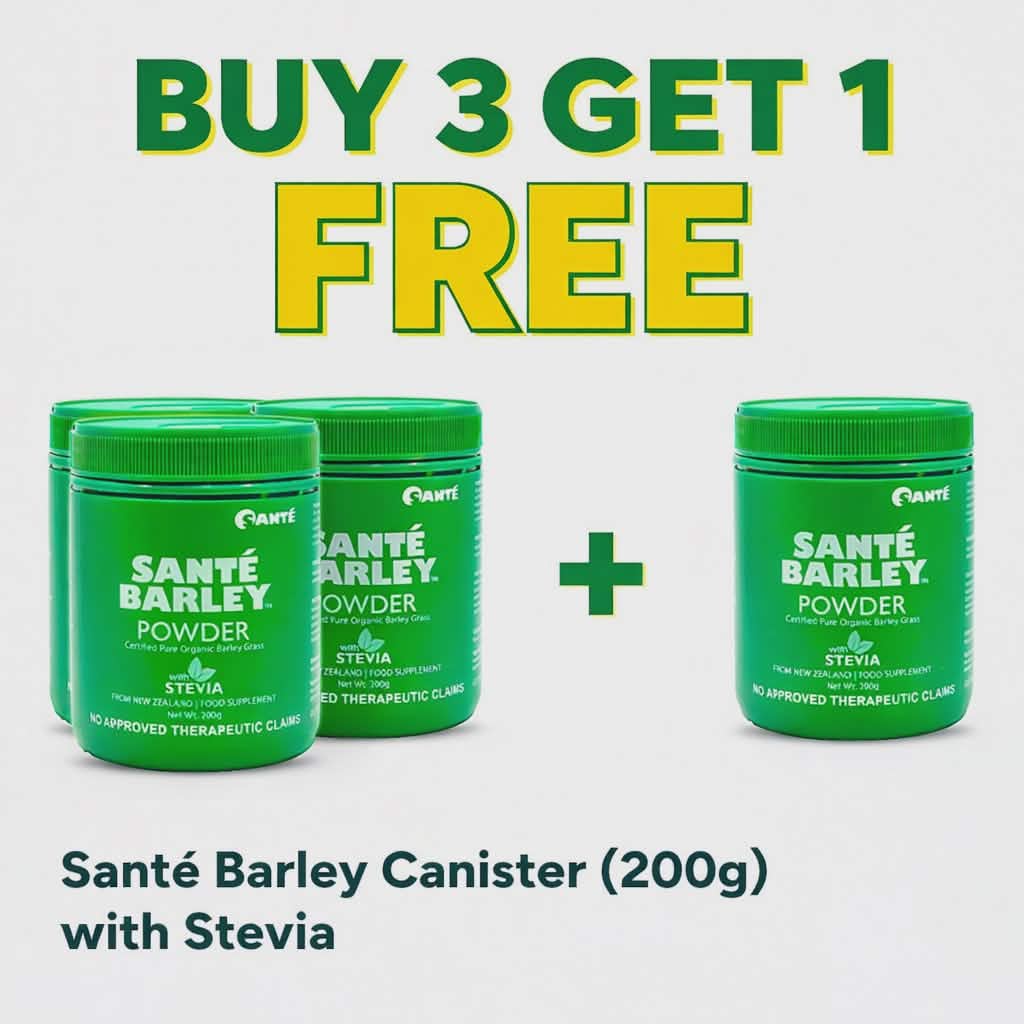 Buy3 Get1 SANTE BARLEY CANISTER 200g with Stevia