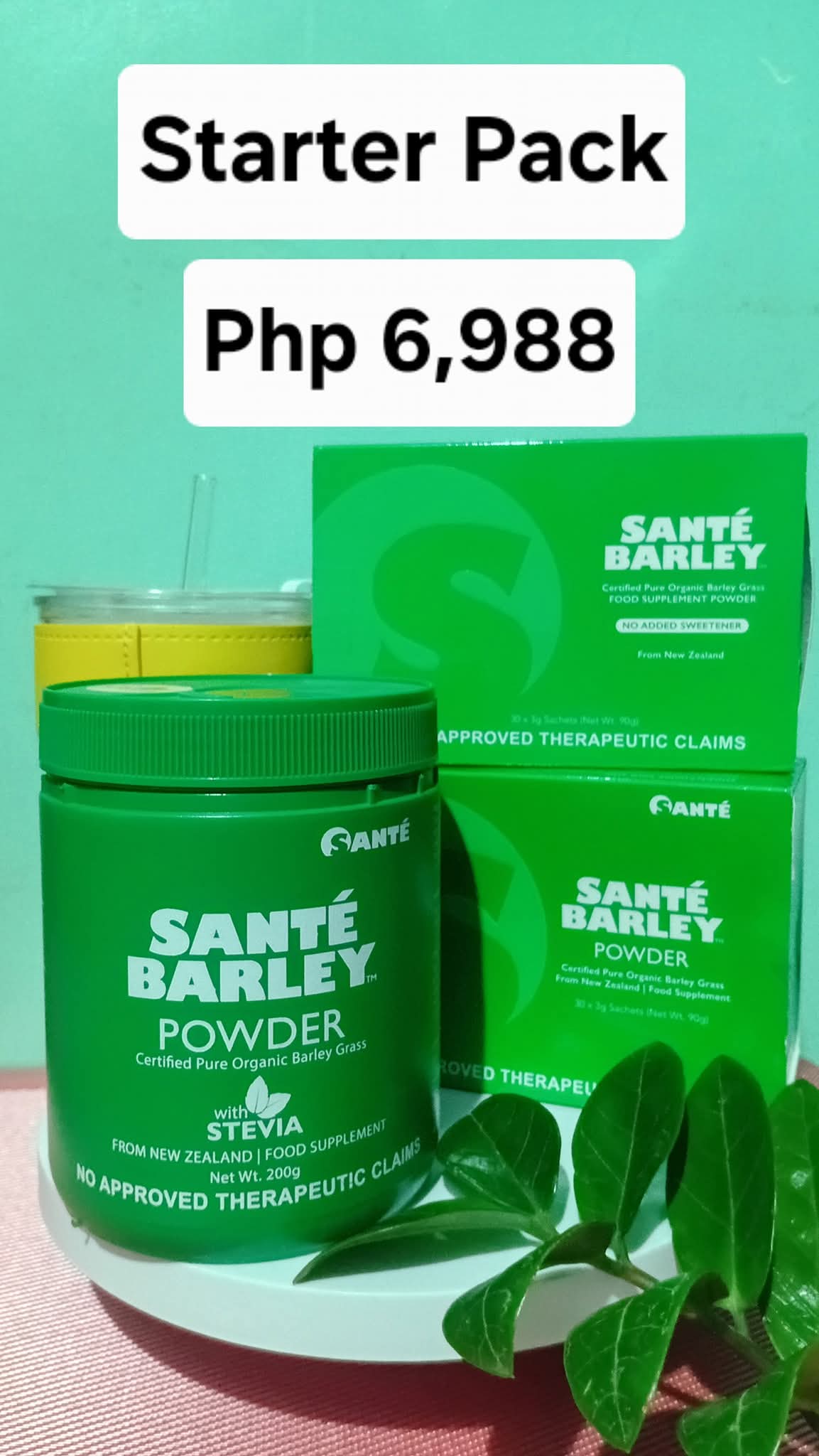 STARTER PACKAGE (Lifetime Discounts 40%Off & another less 5% Off to All Sante Products)