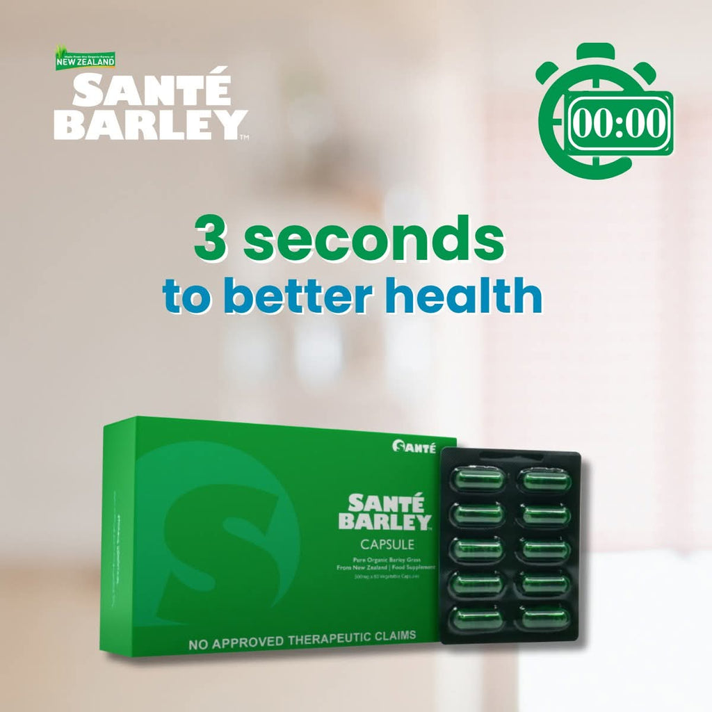 Santé Barley Capsules (500mg x 60 Capsules)