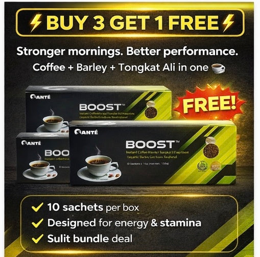 Buy3 Get1 Sante Boost Coffee