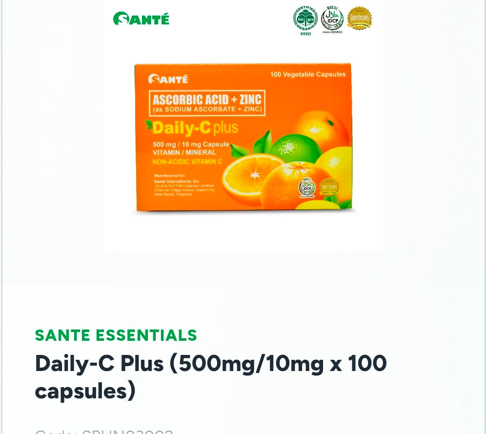 Daily-C Plus (Ascorbic Acid+Zinc)