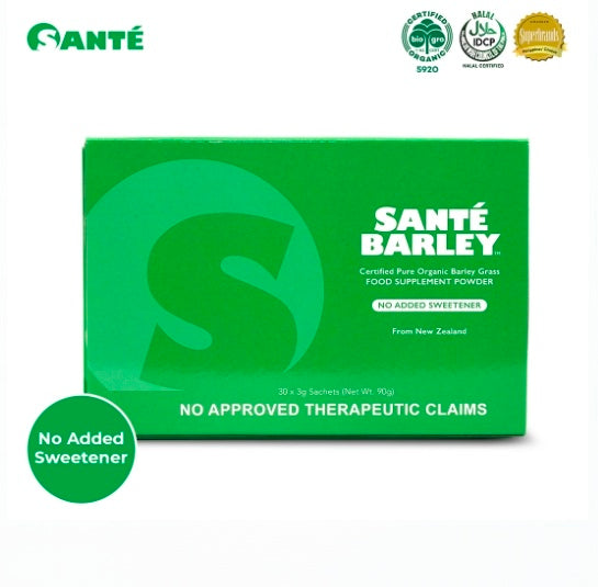 Santé Barley Powder (3g x 30 sachets) No Added Sweetener